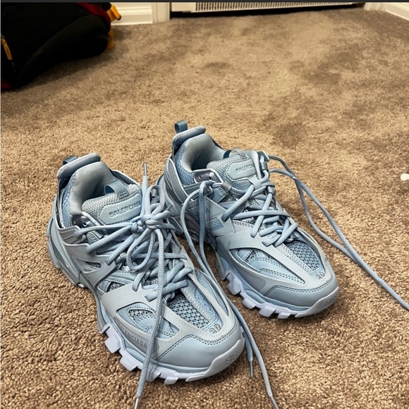 all blue balenciaga sneakers